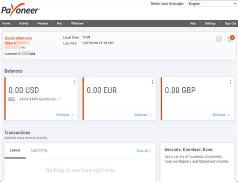 A Closer Look at the Features and Functionality of Payoneer for Business Use